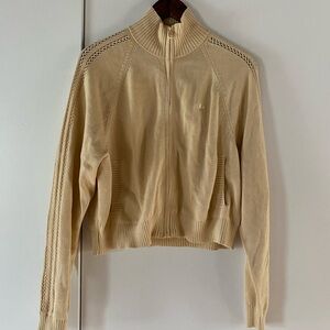 adidas knot zip up cardigan